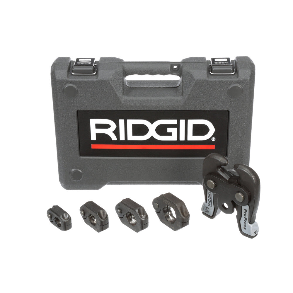 RIDGID 28048 V1/C1 ProPress Series Combo Kit, 1/2" - 1 1/4"