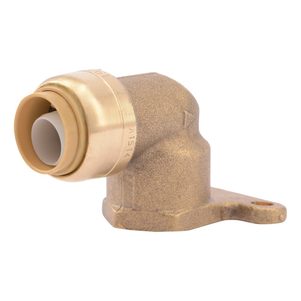 SharkBite U335LFA 1/2 in Push to Connect x 1/2 in FNPT 90 Degree Hy Ear Elbow