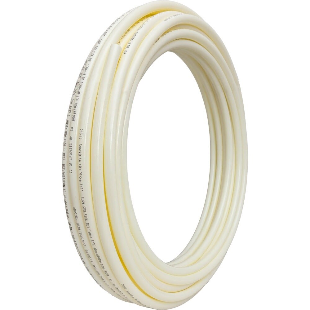 SharkBite UA60W100 1/2 in. x 100 ft. White PEX-a Pipe Coil for Potable Water