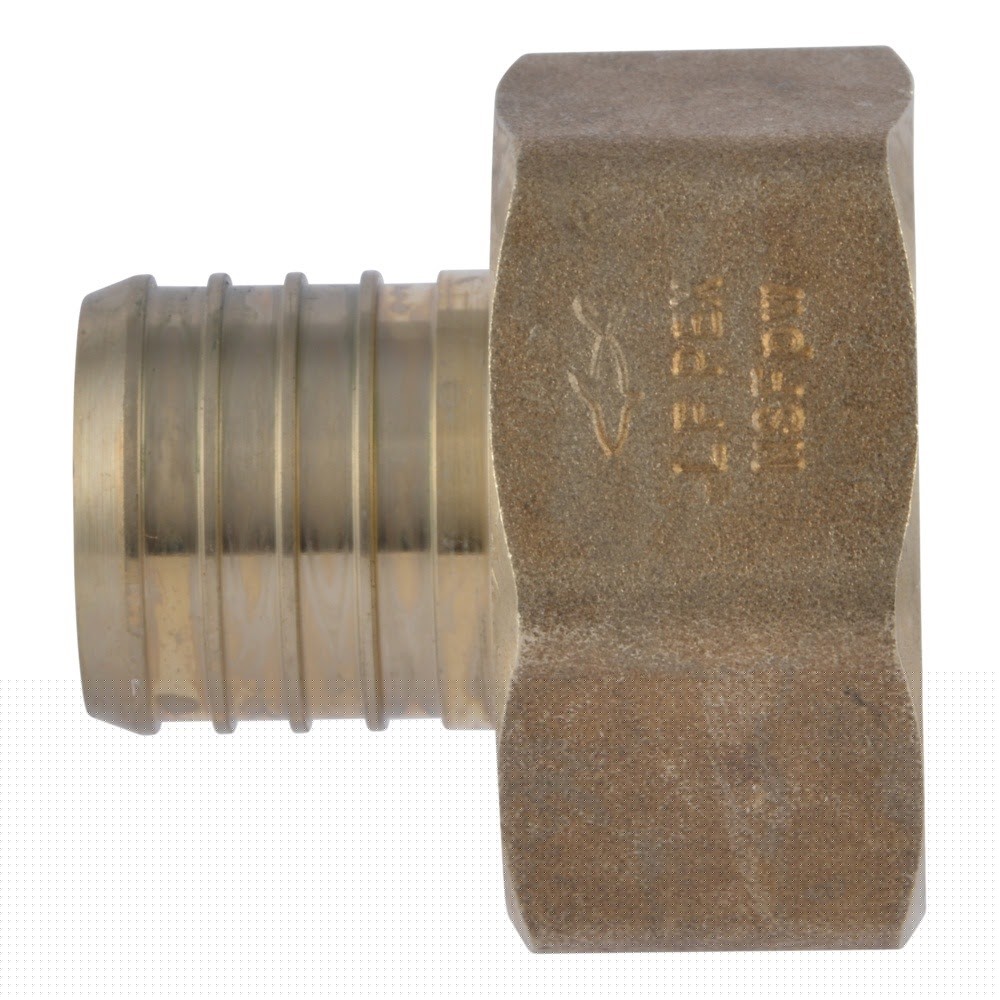 SharkBite UC113532F 1-1/4 in. x 1-1/4 in. Brass Barb Adapter with FNPT Connection - 2