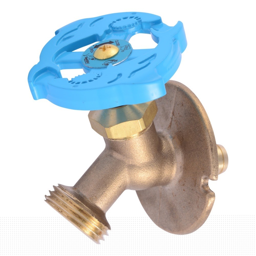 SharkBite UC24632 1/2 in. PEX Crimp x 3/4 in. MHT Brass 45 Degree Multi-Turn Hose Bibb