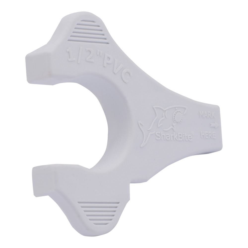 SharkBite UIP710A 1/2 in. PVC Disconnect Clip and Depth Gauge for PVC Push-to-Connect Fittings