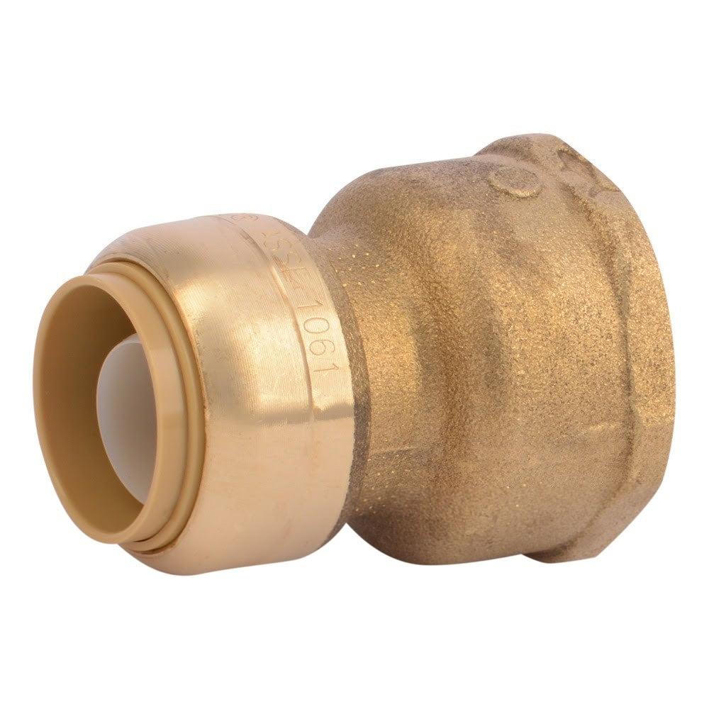 SharkBite UR086A 3/4 in. x 1 in. Push Fit x FNPT Female Reducing Adapter Lead Free