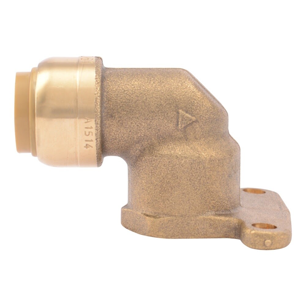 SharkBite UR335A 1/2 in. x 1/2 in. FNPT Hy-Ear Elbow Drop Ear Push to Connect Brass Fitting - 2
