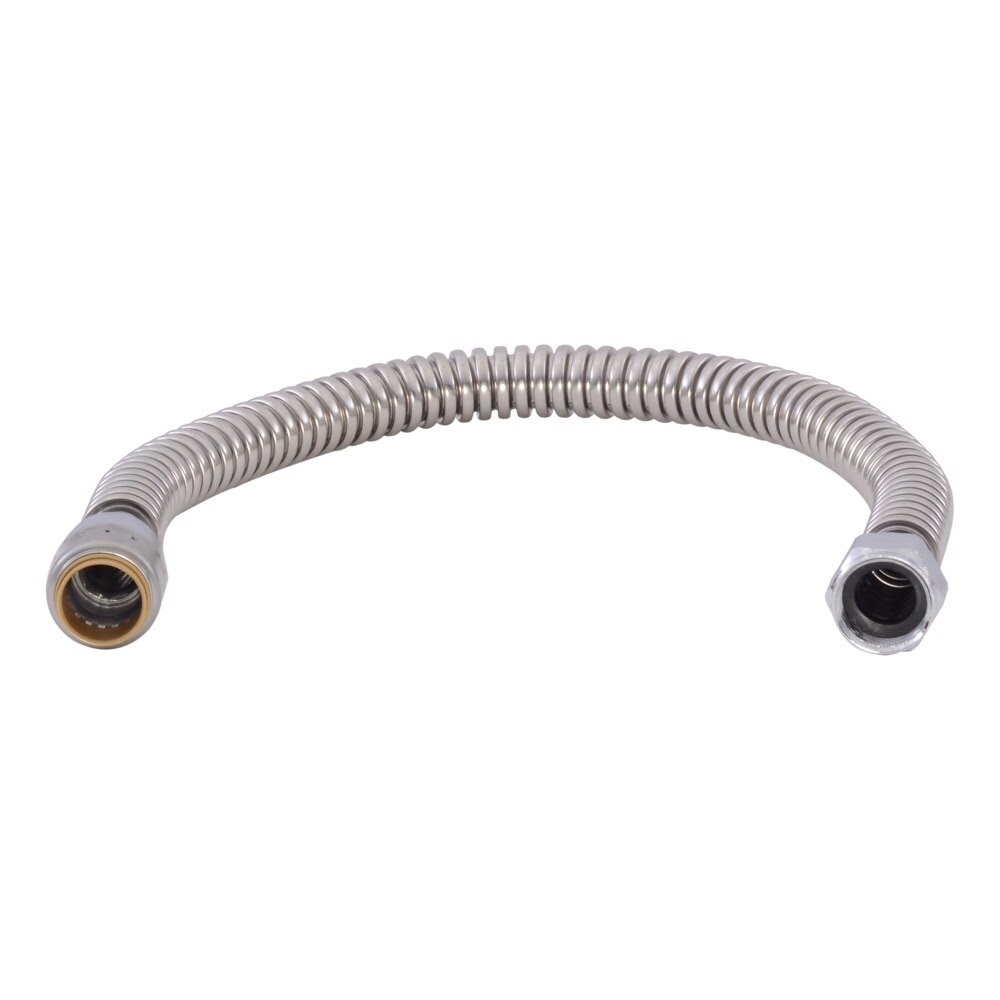 SharkBite URSS3094FX24 1 in x 1 in FIP 24 in Stainless Steel Corrugated Max Water Heater Connector - 3