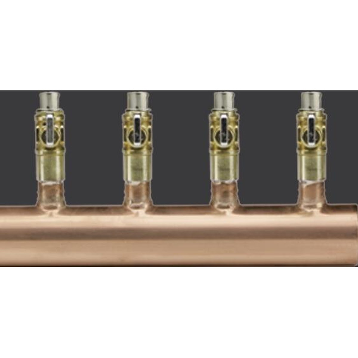 Viega 17203 (2834.8US) Type L Copper Manifold 12 Outlet 2 in x 3/4 in 45 GPM (1 Pack) - 2