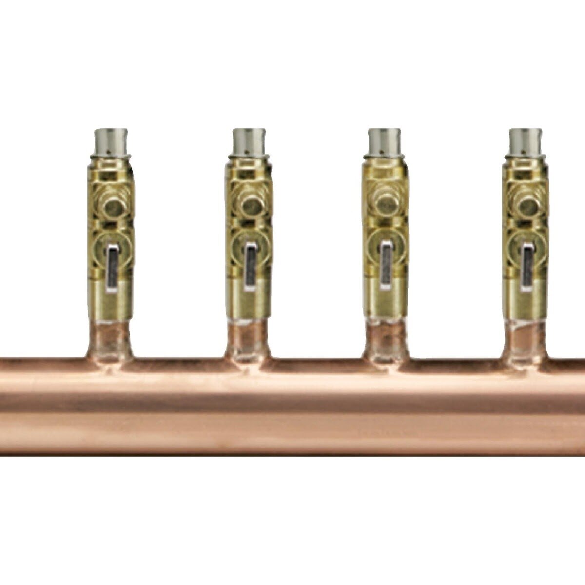 Viega 17205 (2834.9US) Type L Copper Manifold 12 Outlet with Shutoff Balancing Valves (1 Each)