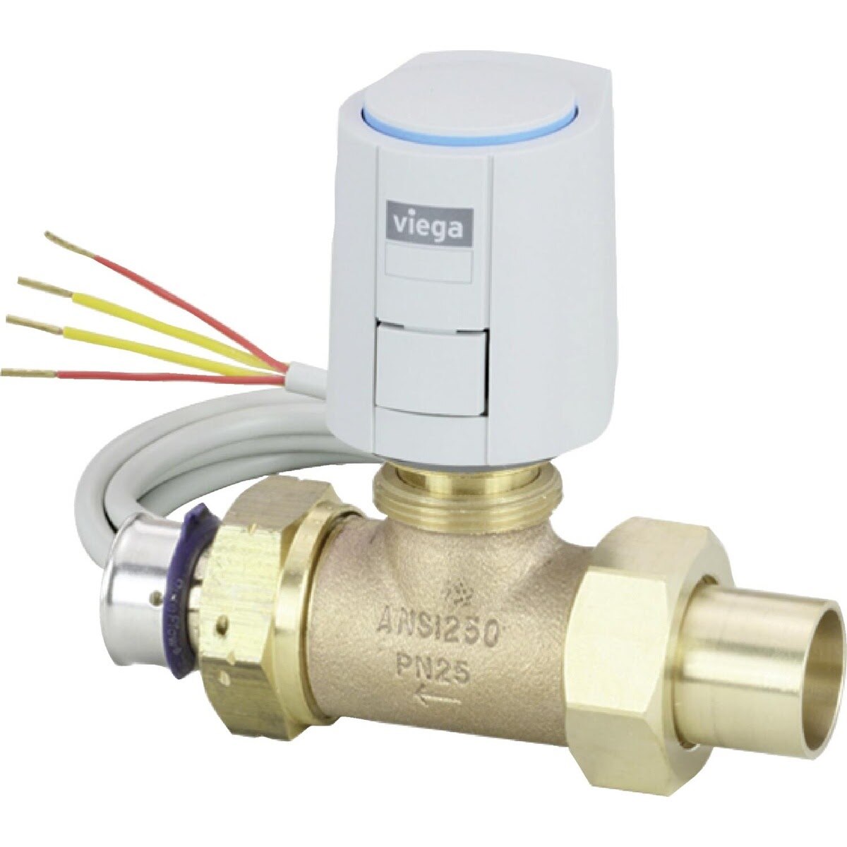 Viega 17230 (2837.1US) 24V 3/4 in Bronze Zone Valve for Heating and Cooling (1 Each)