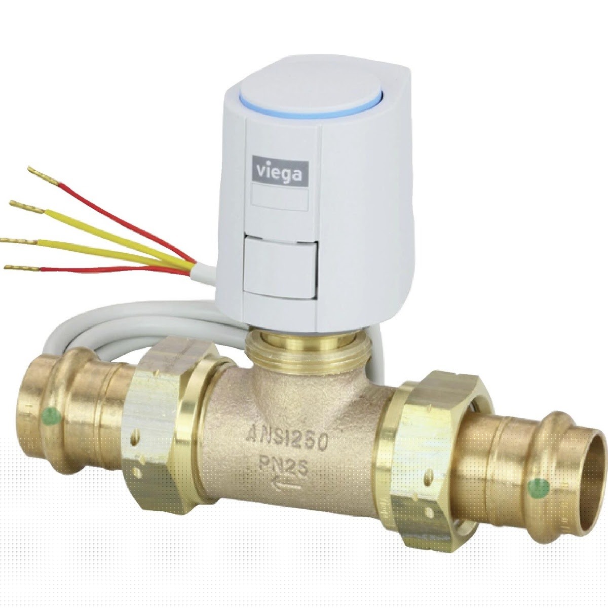 Viega 17233 (2837.2US) Bronze Press Connection Zone Valve for Heating and Cooling Systems