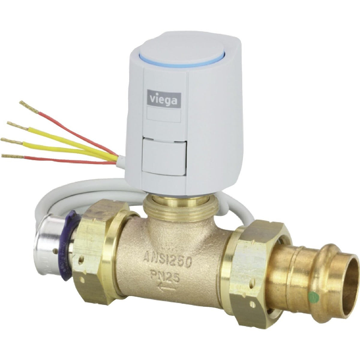 Viega 17235 (2837.3US) Bronze Press Zone Valve for Heating and Cooling Applications 6.8 x 3.05 x 4.55 in (1 Each)