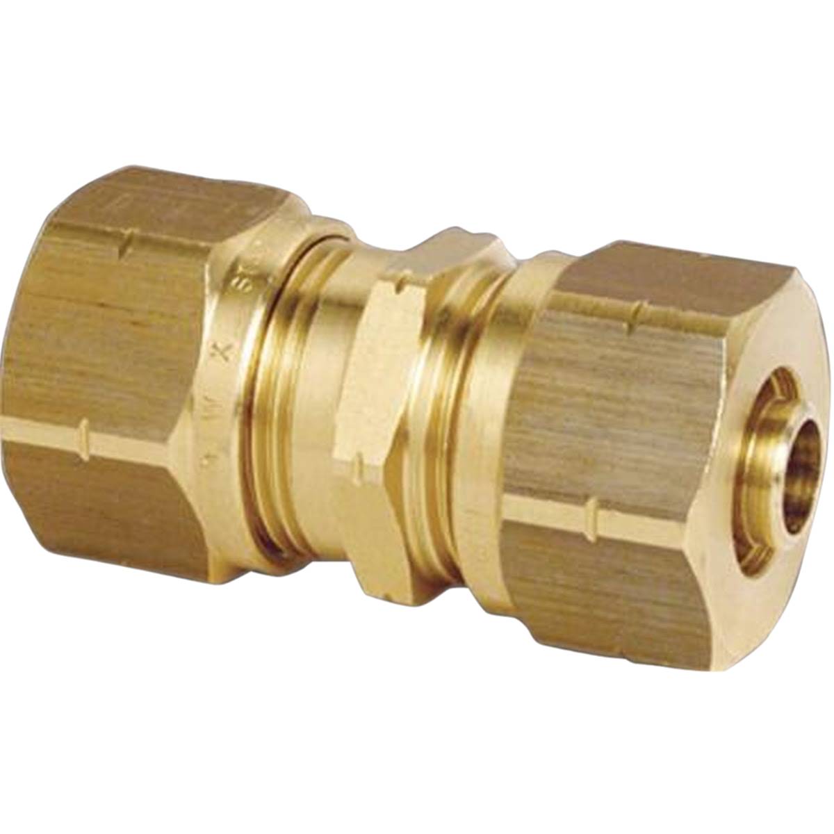 Viega 19015 (1030.1SV) 1/2 in. Brass SVC Compression Coupling for Barrier PEX Tubing (1 Each)