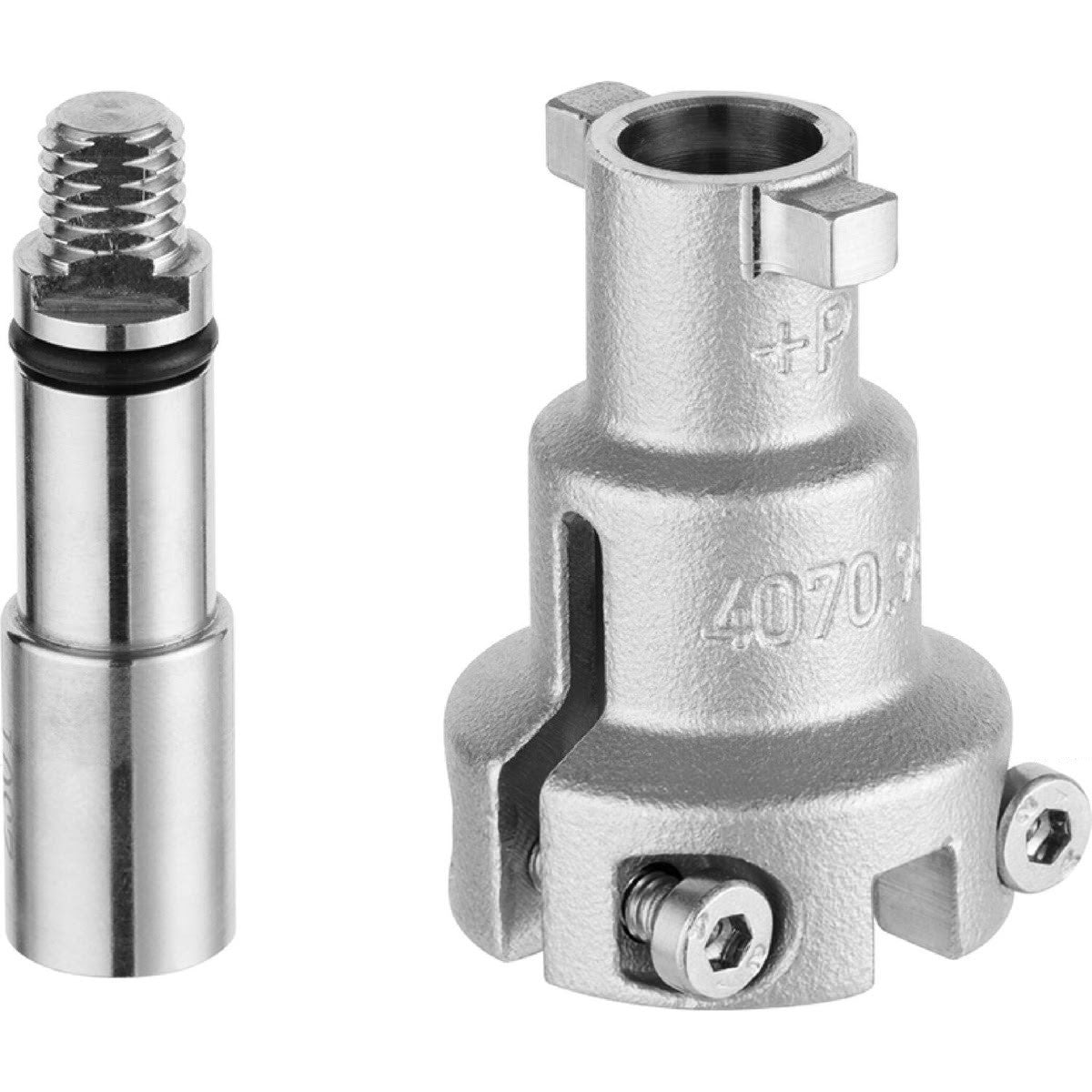 Viega 23525 (4070.96) ProPress 304 Stainless Steel Lockable Stem Extension for 1 1/2 in. and 2 in. Valves (1 Pack)