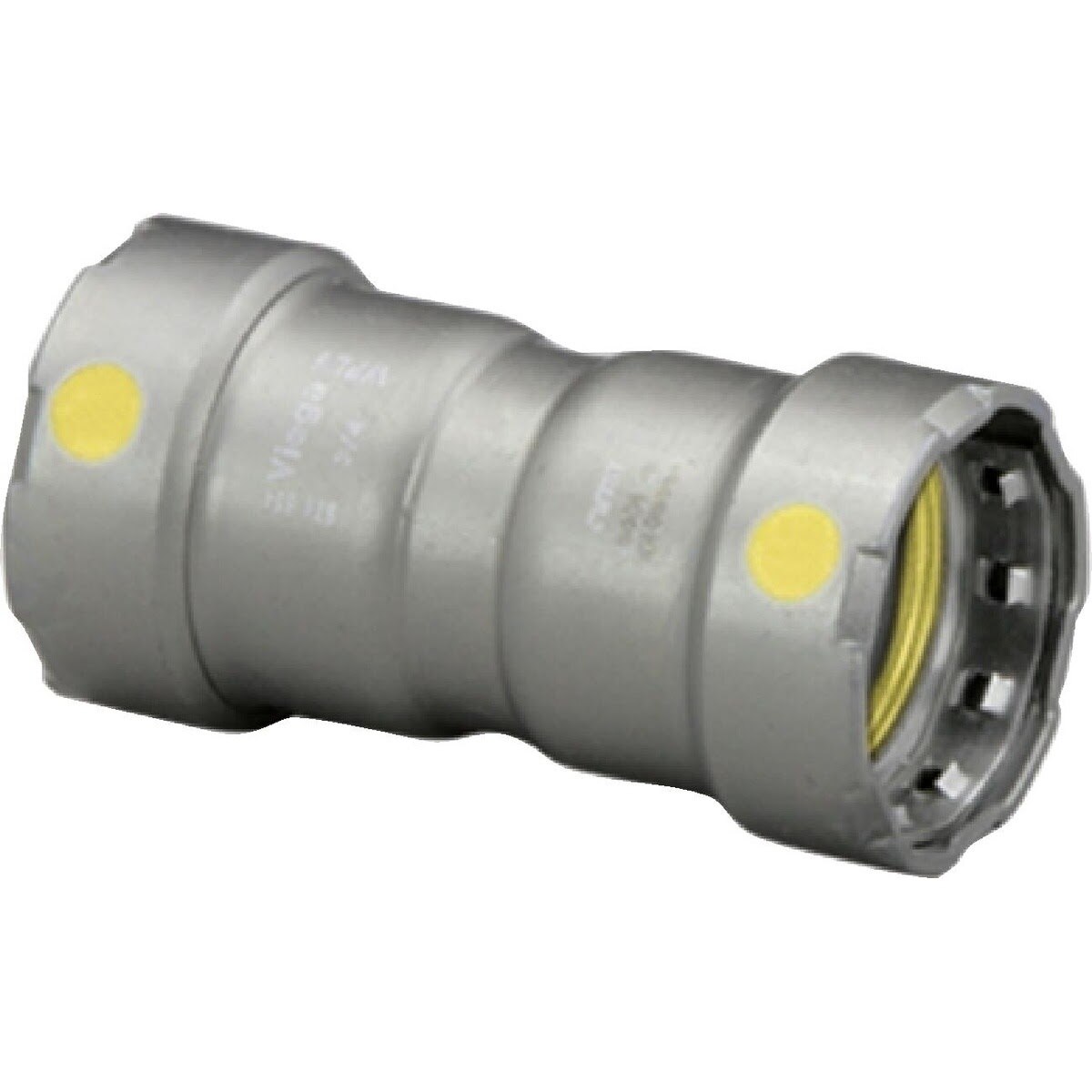 Viega 25016 (6615) MegaPressG 1-1/4 in. Press Coupling with Stop for Carbon Steel Pipe (1 Each)