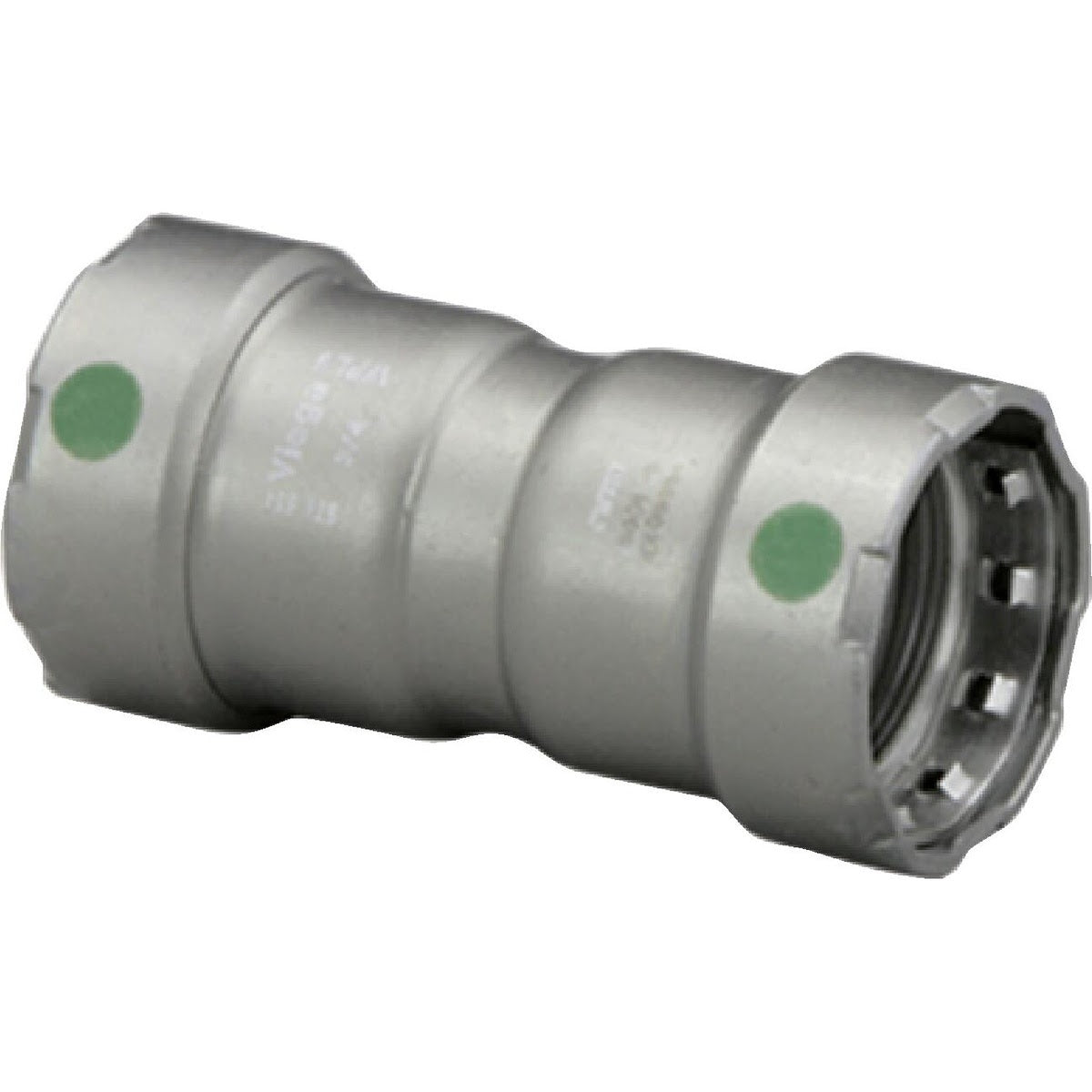 Viega 25020 (4815) MegaPress 1 1/2 in. Press Coupling with Stop for Carbon Steel Pipe (1 Pack)