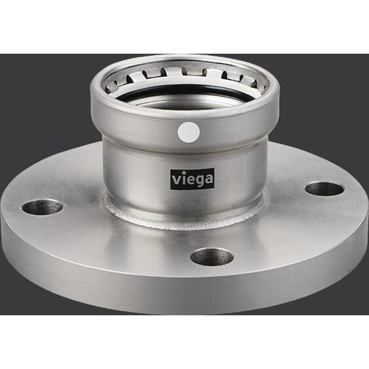 Viega 26785 (4859.5XL) MegaPress FKM Press Connection Raised Face Flange Class 150 (1 Each) - 2