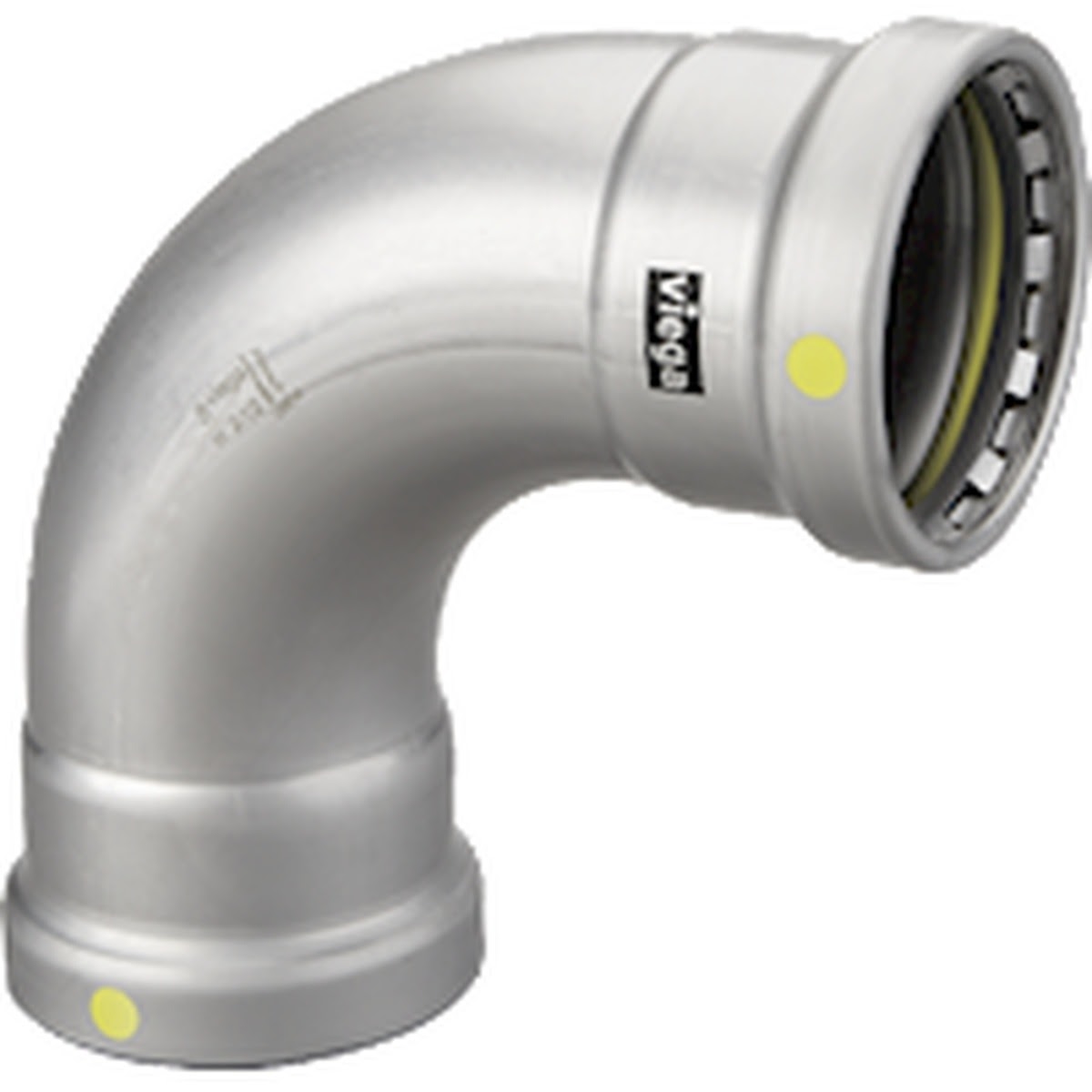 Viega 28610 (6616XL) MegaPressG 4 in. 90 Degree Press Elbow for Gas P x P (1 Each)