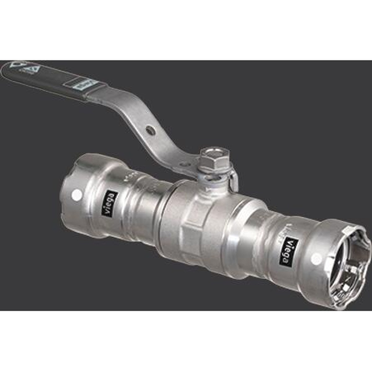 Viega 29005 (4170) MegaPress 304 FKM 1/2 in. Stainless Steel Press Ball Valve (1 Pack) - 2