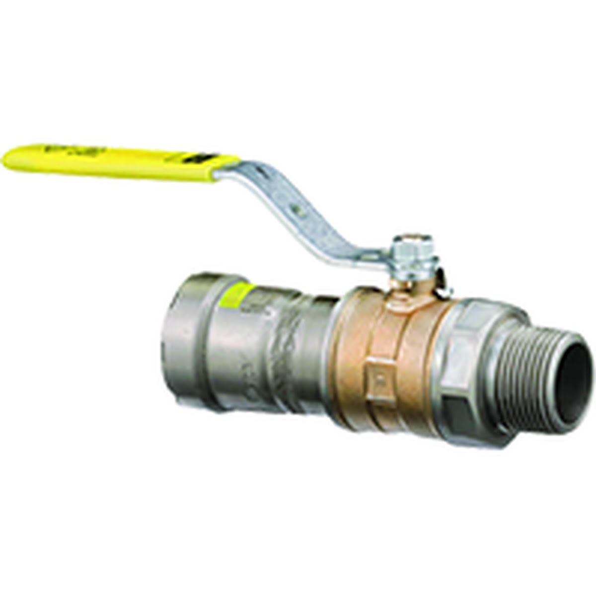 Viega 30680 (6675.2) MegaPress G 1 1/2 in. Press x 1 1/2 in. MNPT Bronze Carbon Steel Ball Valve (1 Each)