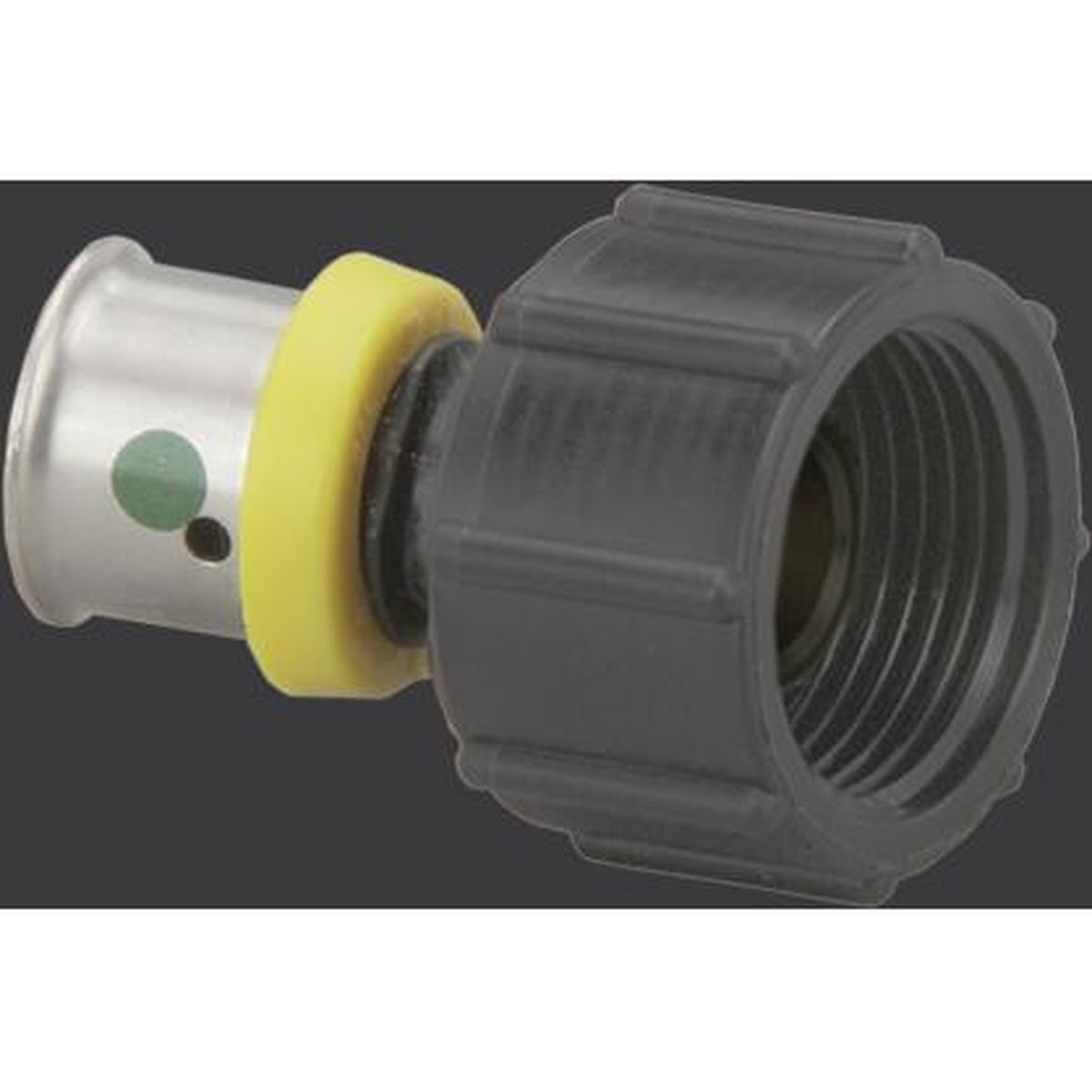 Viega 49234 (V5613.1) PureFlow Press 1/2 in. Press x 1/2 in. Port Adapter for ManaBloc and MiniBloc - 2