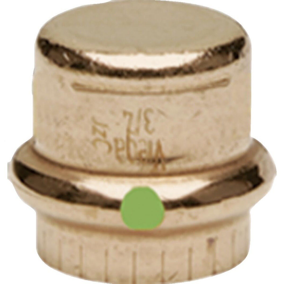 Viega 77712 (2956) 1/2 in. Copper ProPress Press Cap with EPDM Sealing Element (10 Pack)