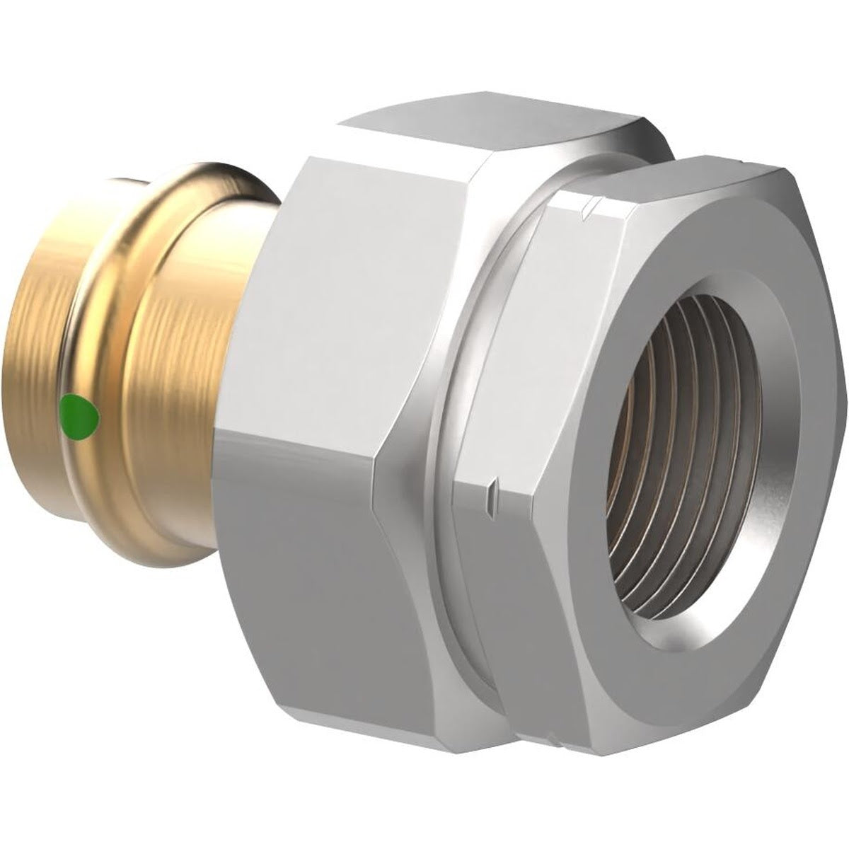 Viega 79175 (2967ZL) ProPress Dielectric Union Press x FPT 1 1/2 in (1 Pack) - 2