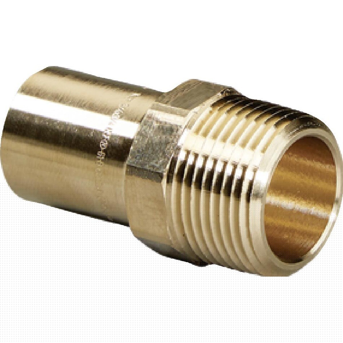 Viega 79375 (2911.1ZL) 1/2 in. ProPress FTG x 3/8 in. MPT Zero Lead Bronze Adapter (5 Pack)