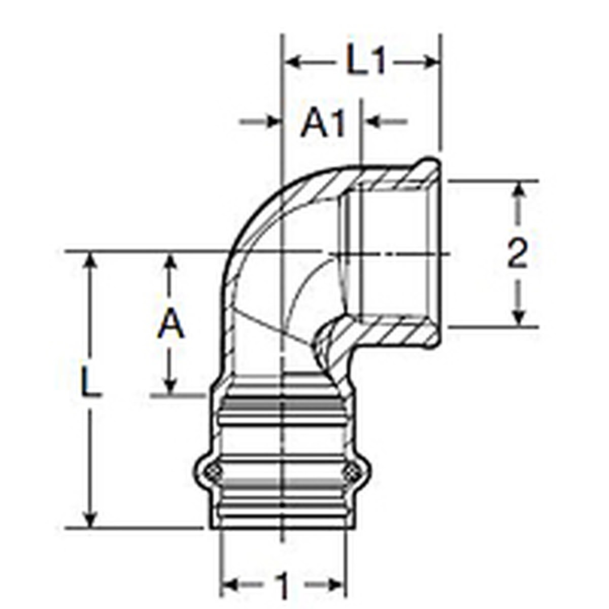 Viega 79545 (2914.2ZL) ProPress 90 Degree Zero Lead Bronze Press x 1/2 in FPT Elbow (1 Pack) - 2
