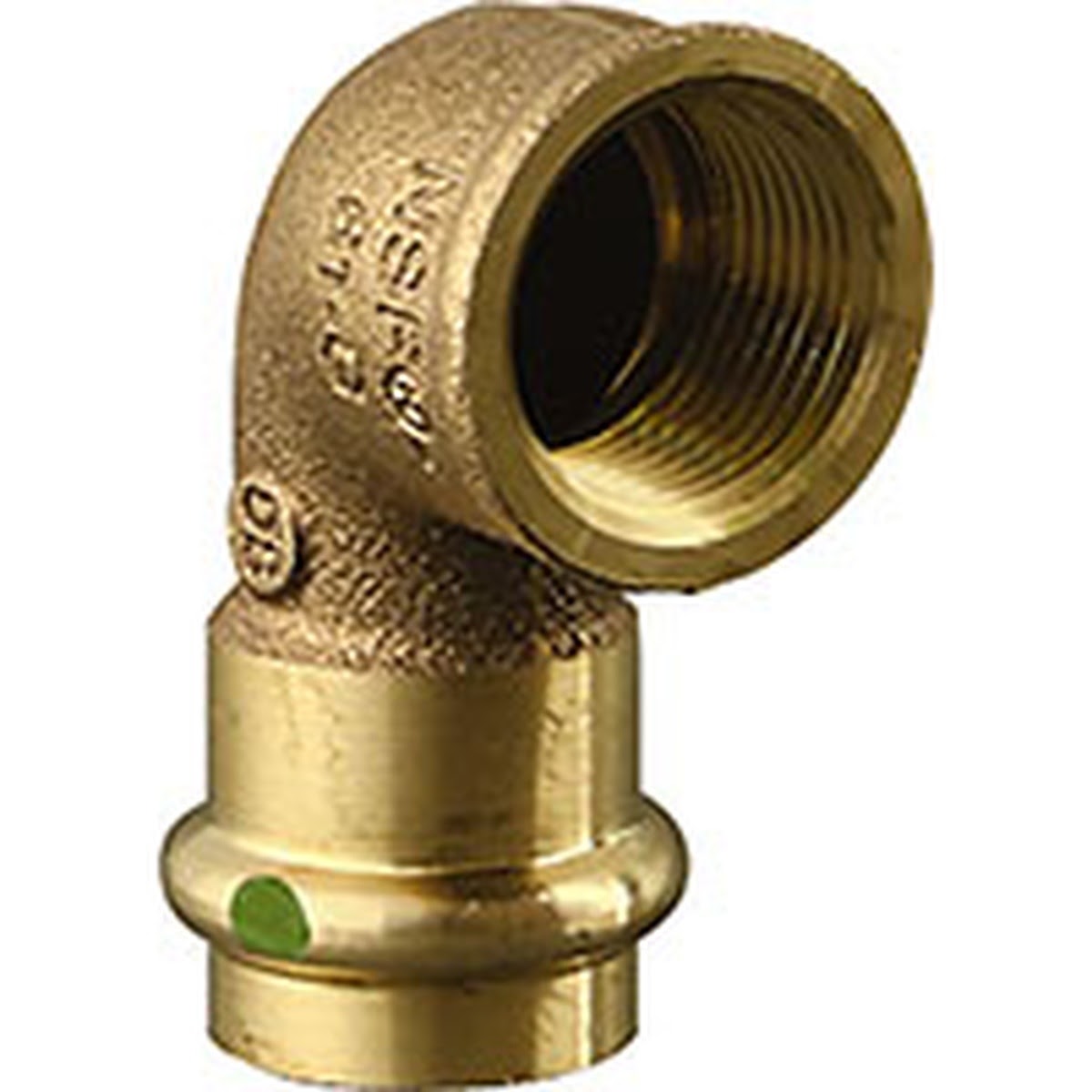 Viega 79570 (2914.2ZL) ProPress 2 in. Press x 2 in. FPT 90 Degree Zero Lead Bronze Elbow (1 Each)