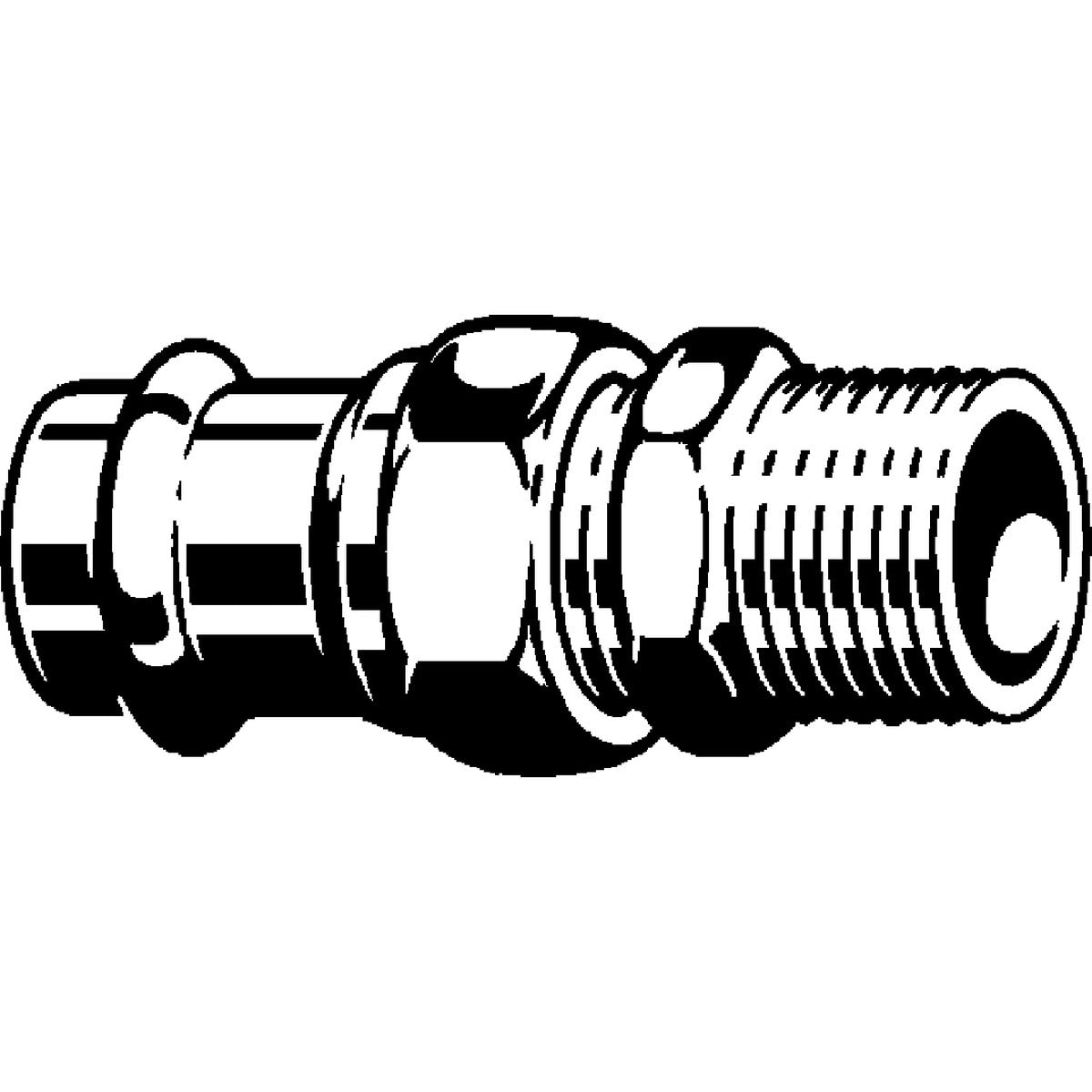 Viega 79735 (2965ZL) 3/4 in. Press x 3/4 in. MPT ProPress Silicium Bronze Union (1 Each) - 2
