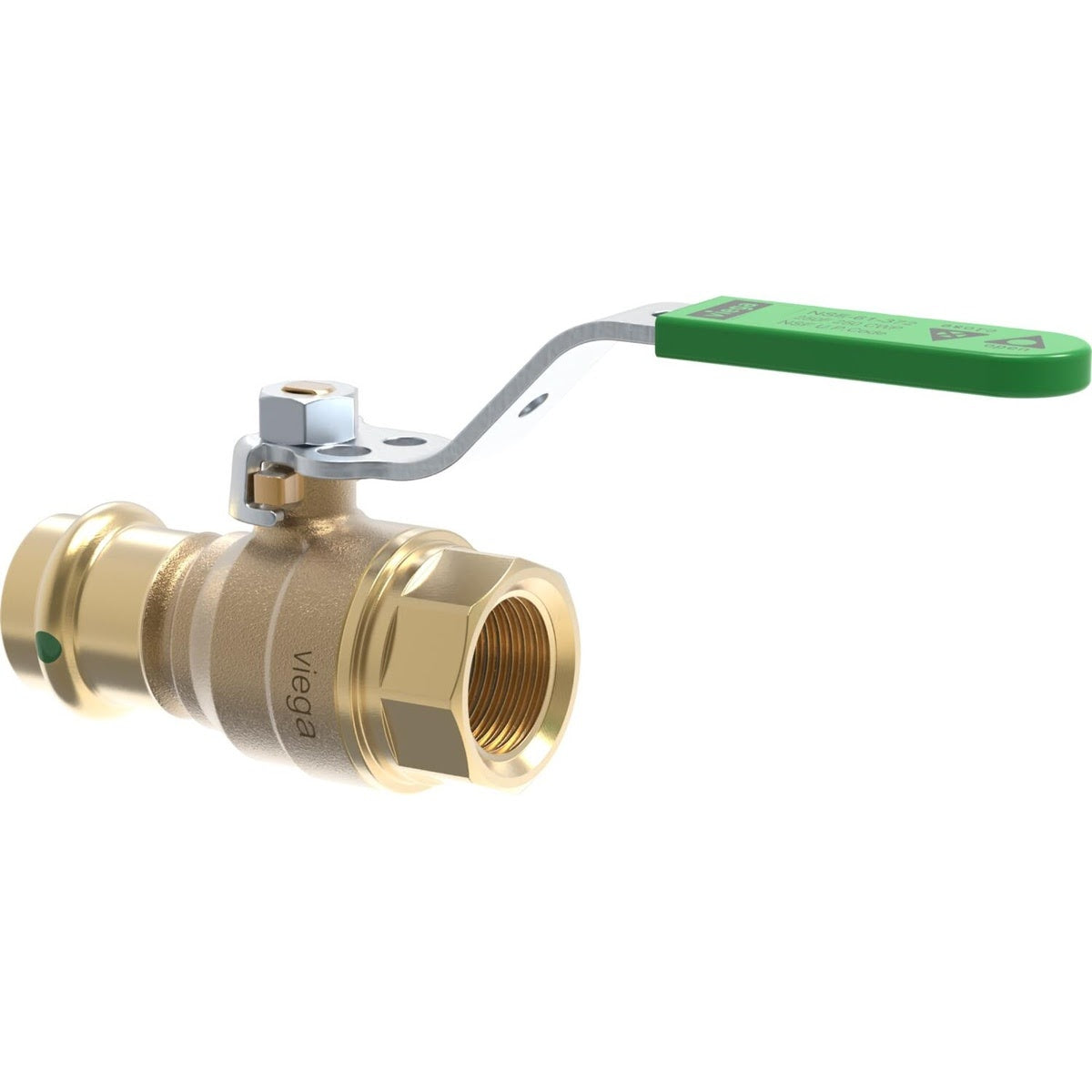 Viega 79980 (2971.4ZL) ProPress 1 in Press x 1 in FPT Full Port Bronze Ball Valve (1 Each)