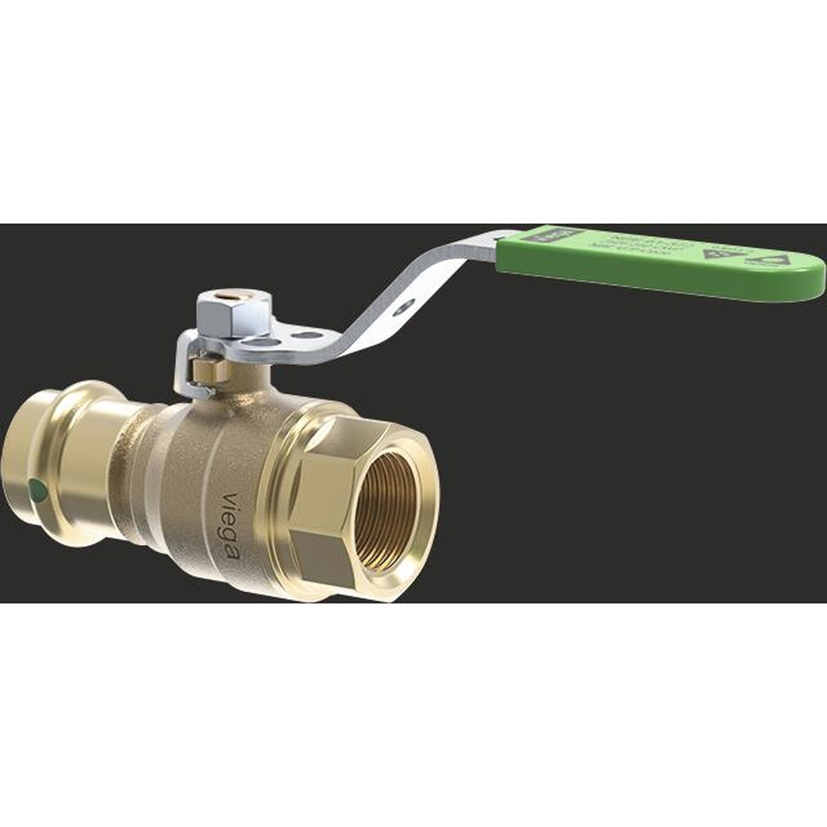 Viega 79980 (2971.4ZL) ProPress 1 in Press x 1 in FPT Full Port Bronze Ball Valve (1 Each) - 2