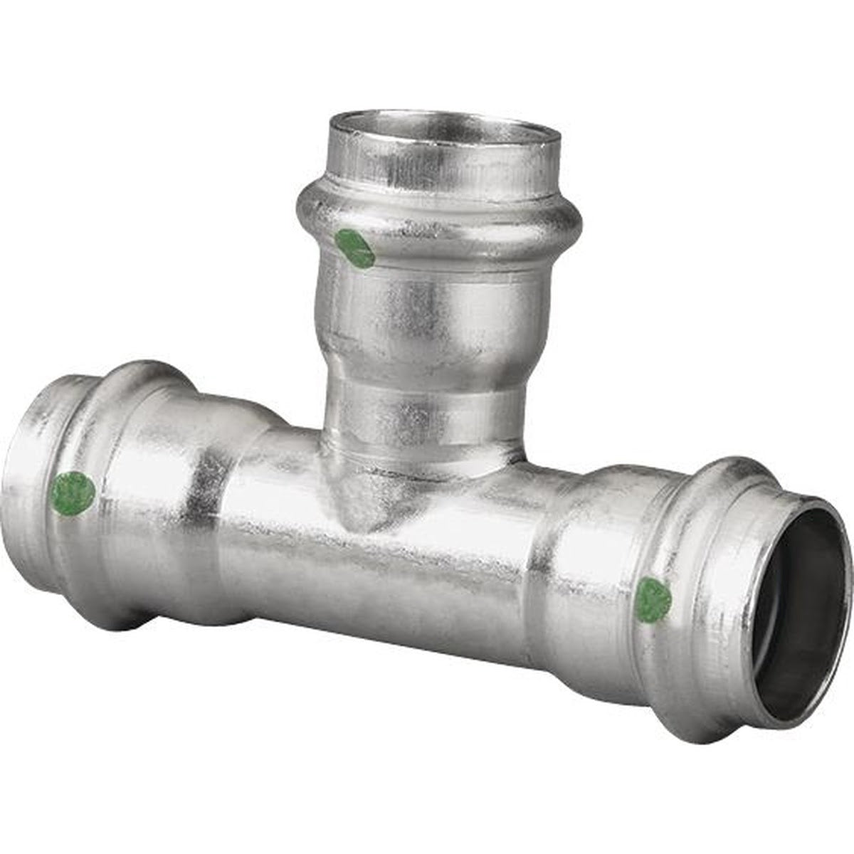 Viega 80751 (4018XL) ProPress 316 Stainless Steel Press Tee 2 1/2 in. x 2 1/2 in. x 1 1/2 in. (1 Pack)