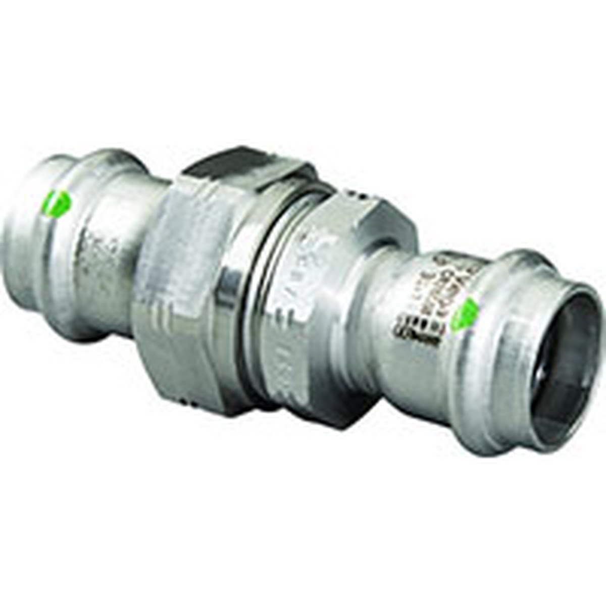 Viega 81020 (4060) ProPress 316 1-1/4 in. Press Union, 316 Stainless Steel (1 Each)