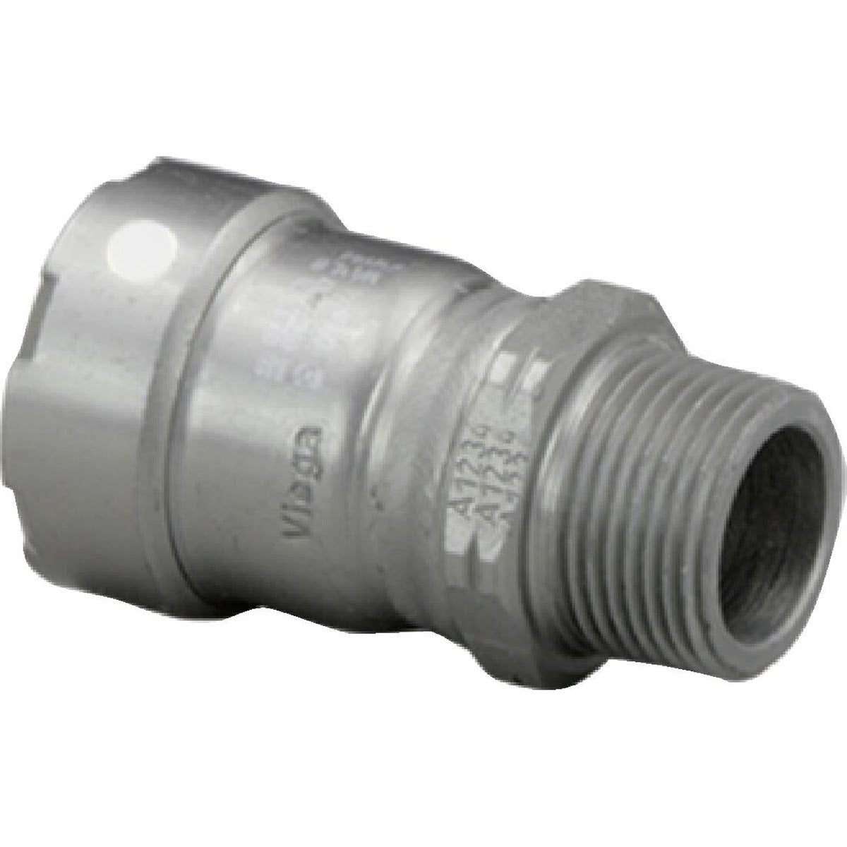 Viega 84250 (5911) MegaPress FKM 3/4 in. Press x 3/4 in. MPT Carbon Steel Adapter (1 Each)