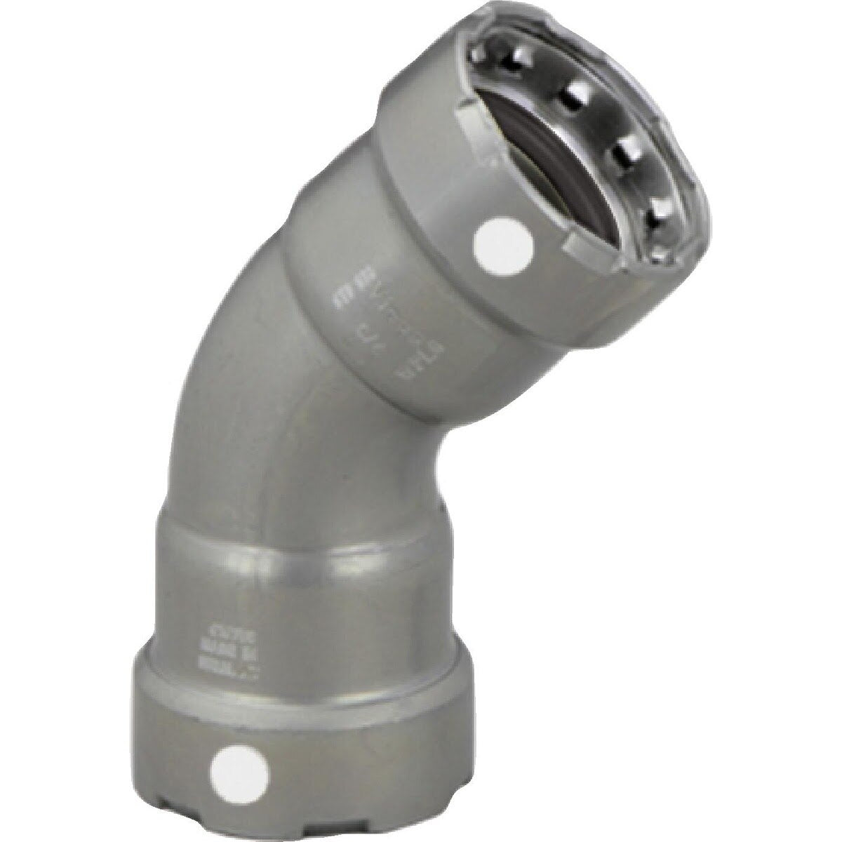 Viega 84335 (5926) MegaPress FKM 1/2 in. x 1/2 in. 45 Degree Press Elbow