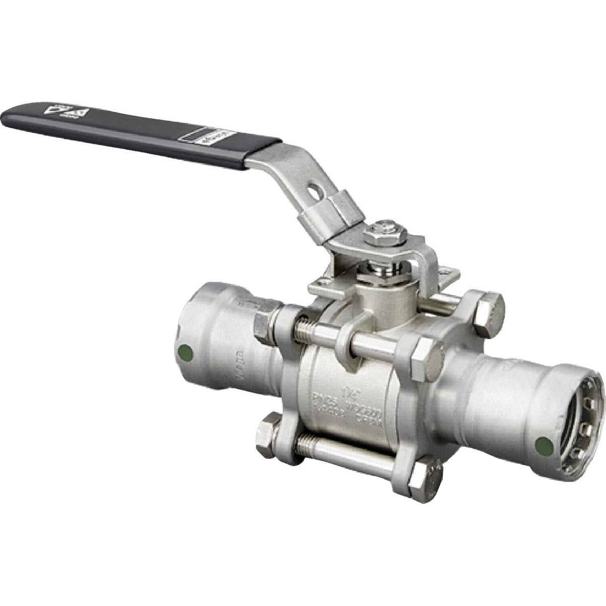 Viega 86540 (5175.8) MegaPress 316 316 Stainless Steel 3-Piece Press Ball Valve (1 Each)