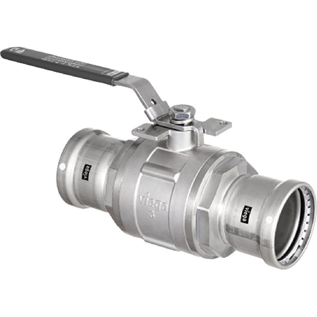 Viega 86820 (4170XL) 2 1/2 in. MegaPress 304 Stainless Steel FKM Full Port Press Ball Valve (1 Each)
