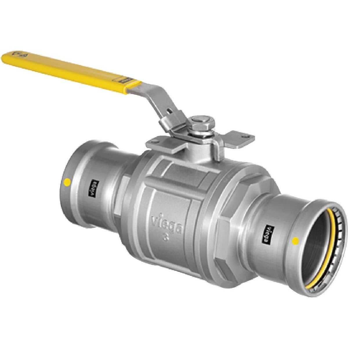 Viega 86850 (6675XL) MegaPressG Carbon Steel Press Connection Gas Ball Valve (1 Each)
