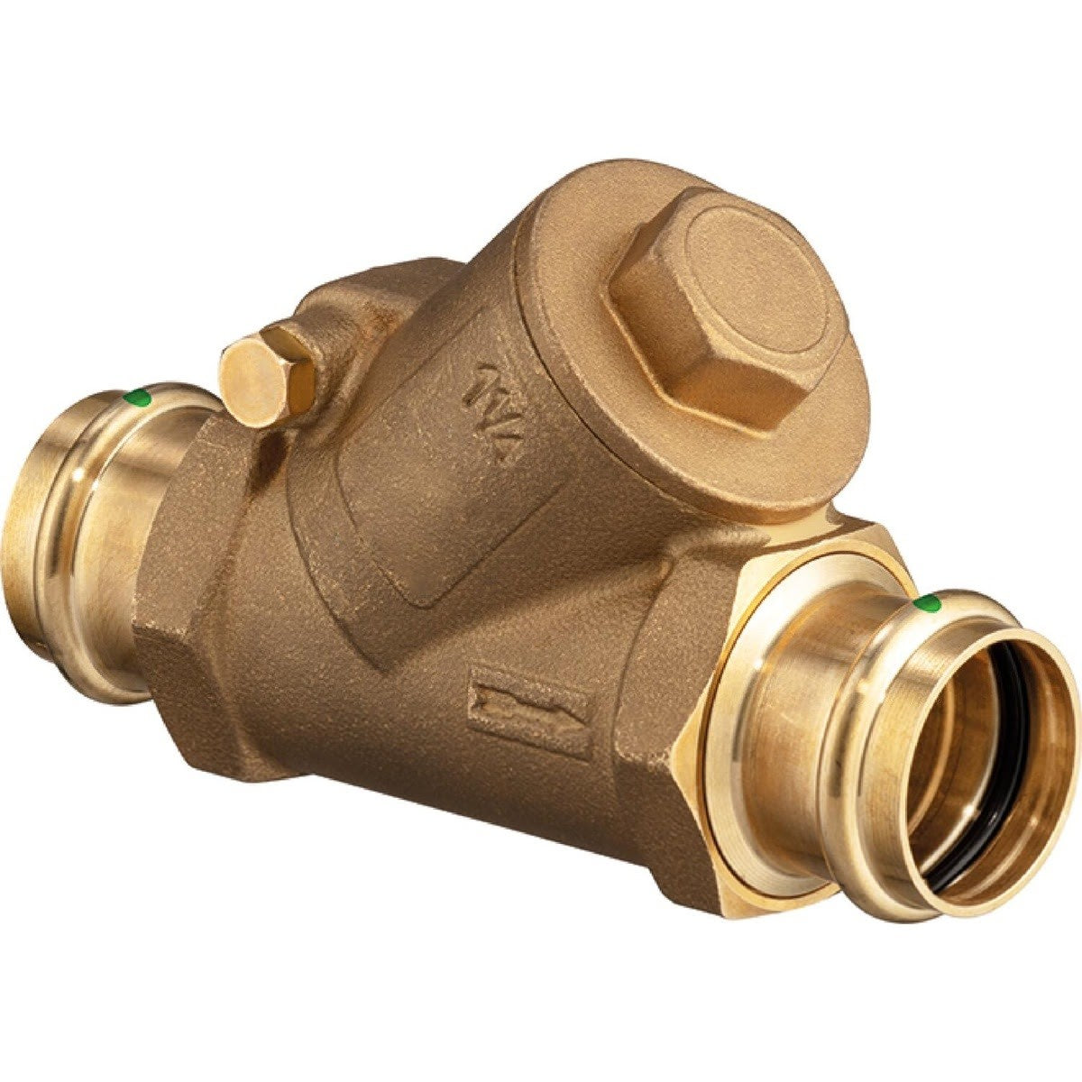 Viega 87190 (2974.2ZL) 1 1/2 in. x 1 1/2 in. ProPress Zero Lead Swing Check Valve for Potable Water (1 Each)