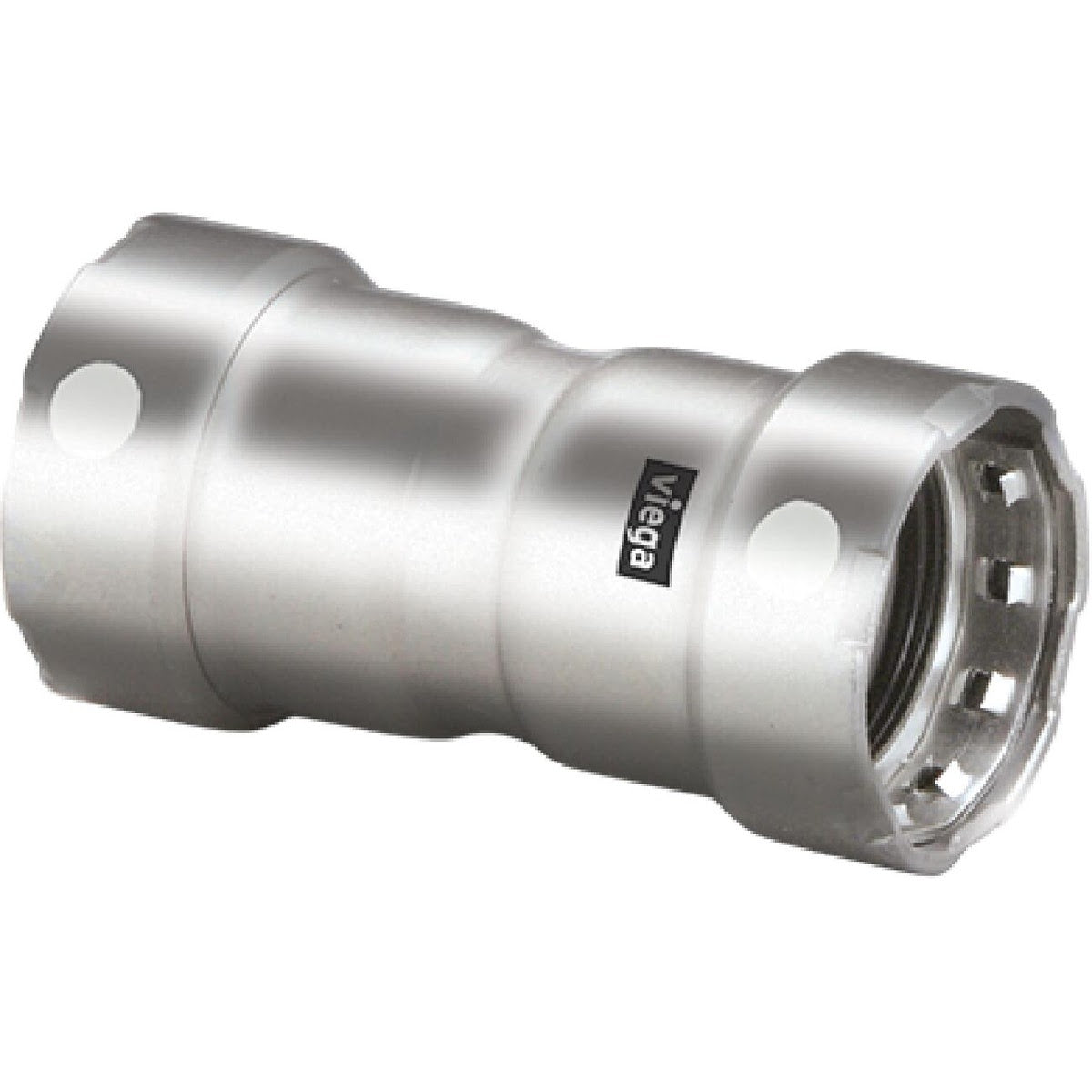 Viega 91100 (6815) MegaPress 316 Stainless Steel Press Coupling with Stop 1/2 in. x 1/2 in. (Each)