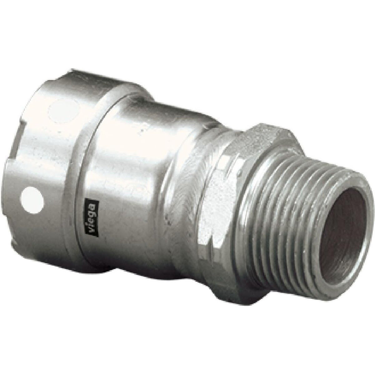 Viega 91225 (6811) MegaPress 316 FKM 1-1/4 in Press x 1-1/4 in MPT Adapter (1 Pack)