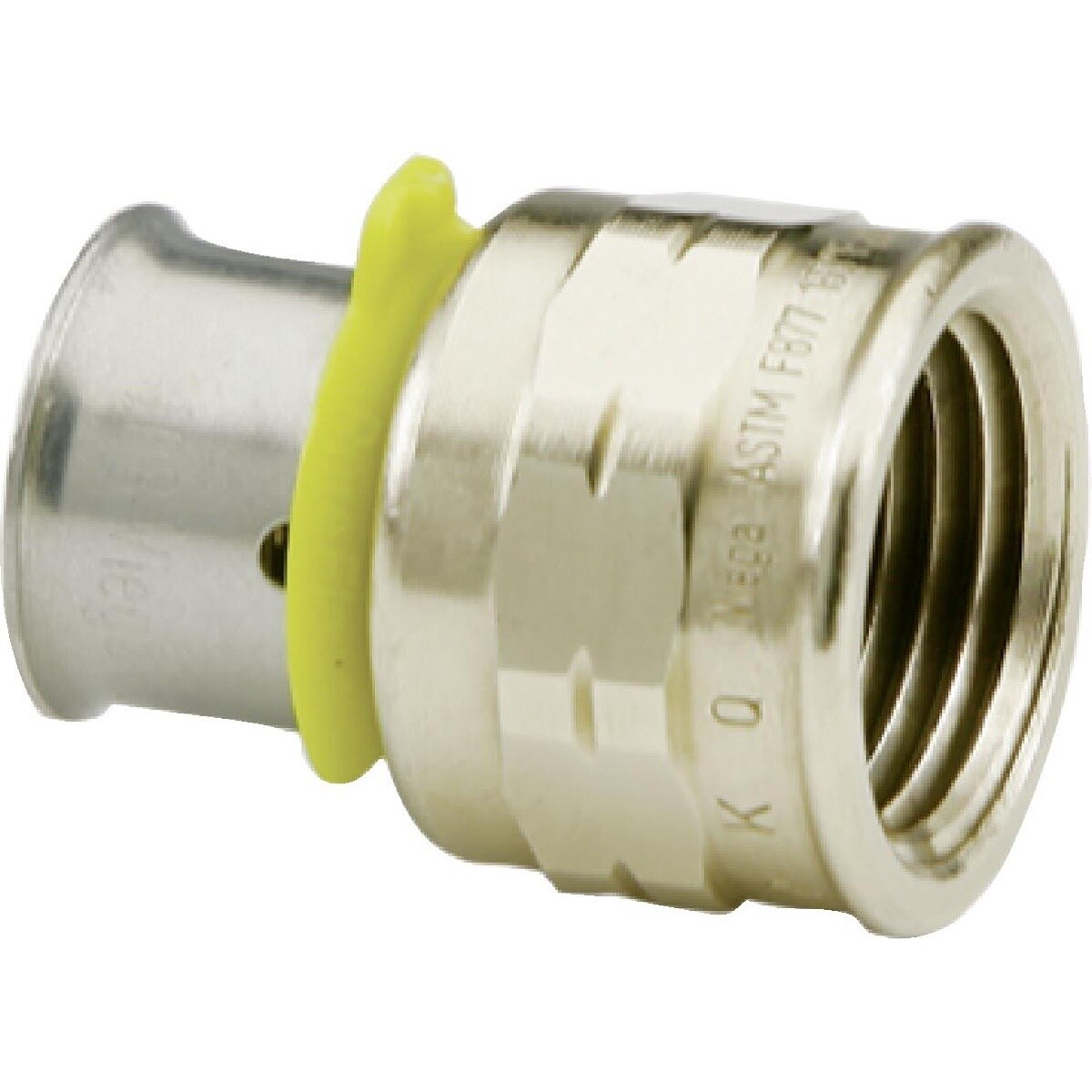 Viega 91545 (2812ZL) PureFlow Press Adapter 1 in Press x 3/4 in FPT Silicium Bronze (1 Each)