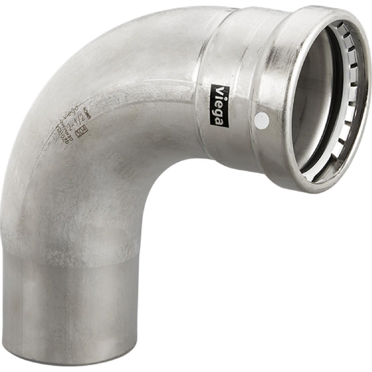 Viega 91740 (6816.1) MegaPress 316 FKM 90 Degree Street Elbow 1-1/4 in. Press x 1-1/4 in. FTG IPS (1 Pack)