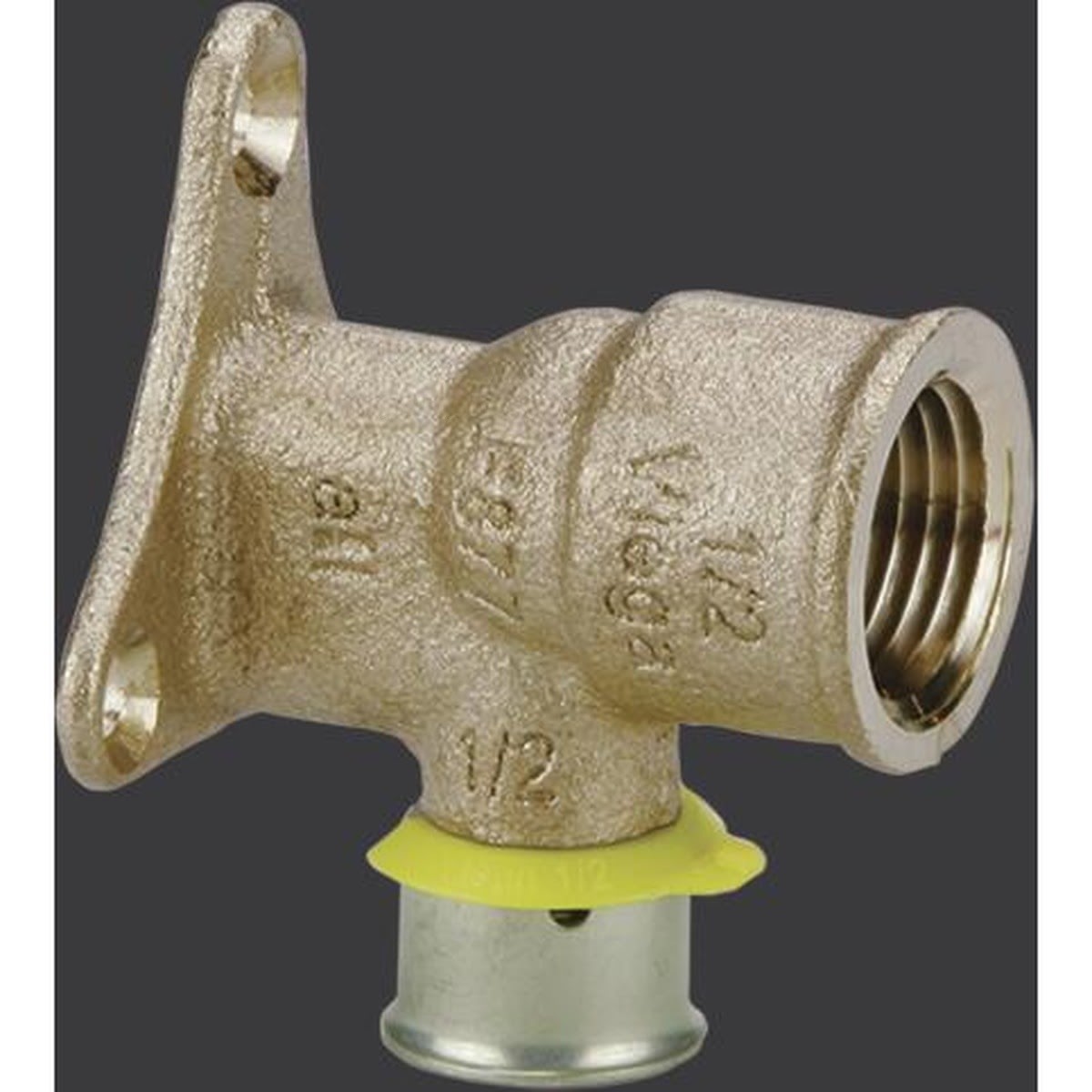 Viega 94535 (2825.5ZL) PureFlow Press 90 Degree Drop Ear Elbow 3/4 in. Press x 1/2 in. FPT (1 Each) - 2