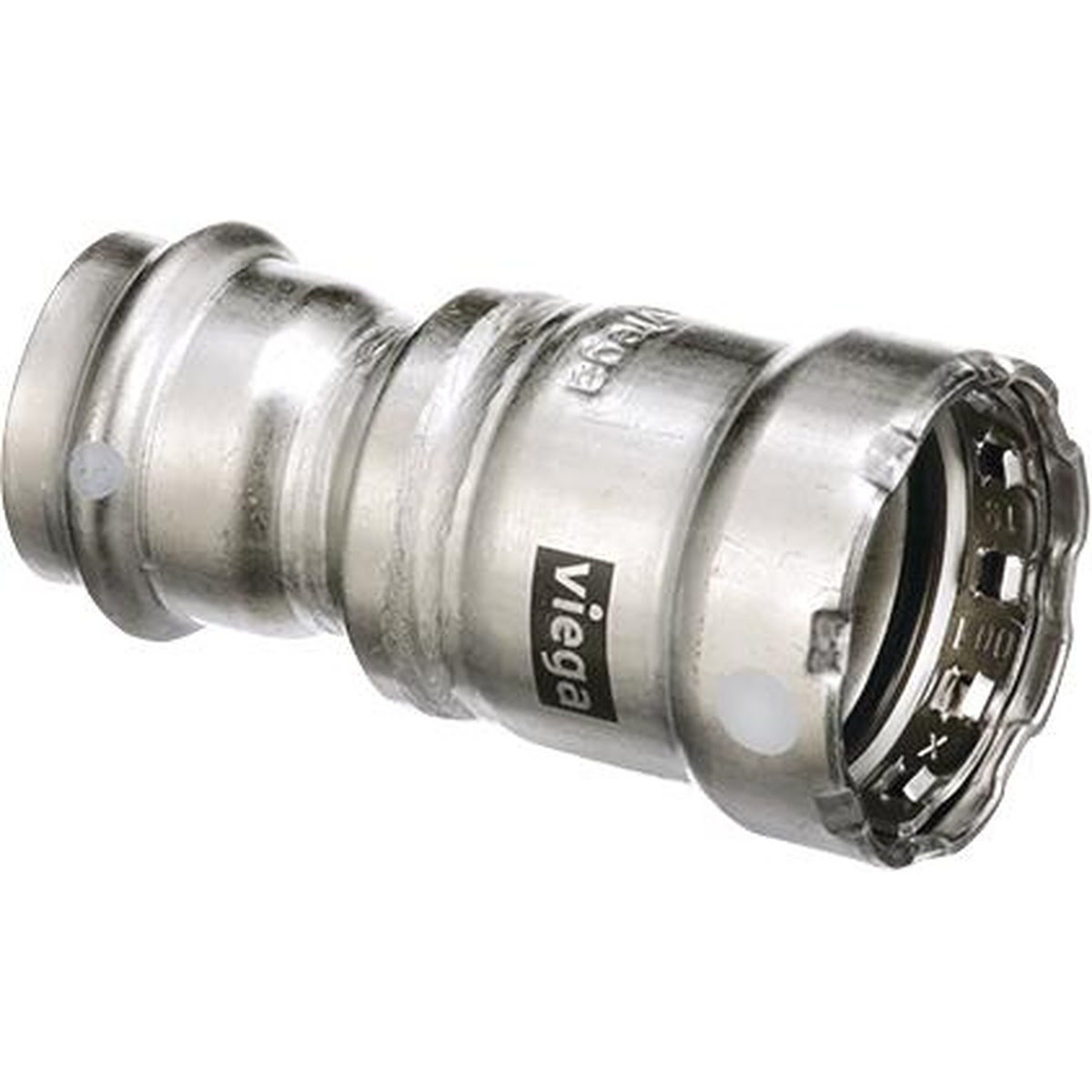 Viega 95490 (4113) MegaPress 2 in. IPS x 2 in. CTS 304 Stainless Steel Transition Coupling (1 Pack)