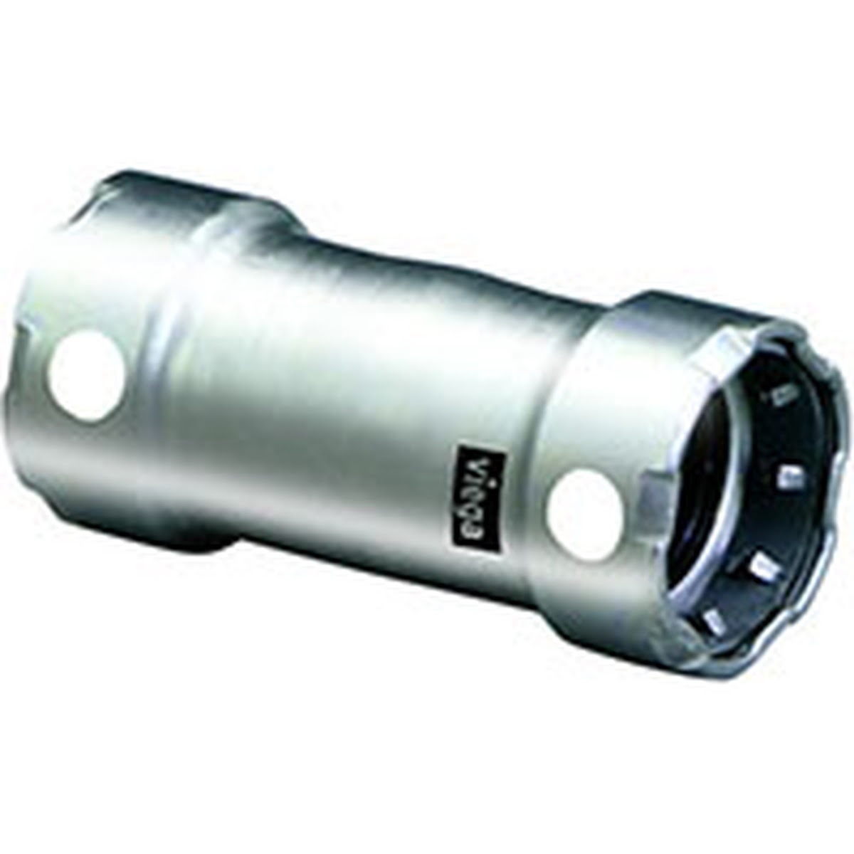 Viega 95805 (4115.5) MegaPress 304 Stainless Steel Coupling No Stop 1-1/4 in. Press x Press FKM Seal (1 Each)