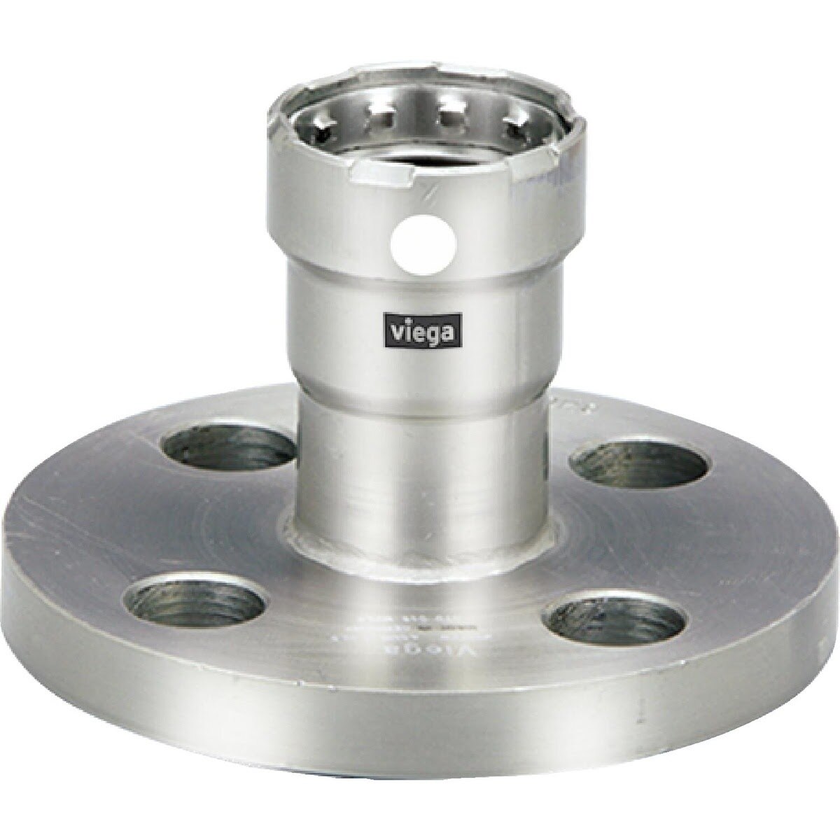 Viega 95870 (4159) MegaPress 304 Stainless Steel Press Flange 1-1/4 in Class 150 Flat Face (1 Pack)