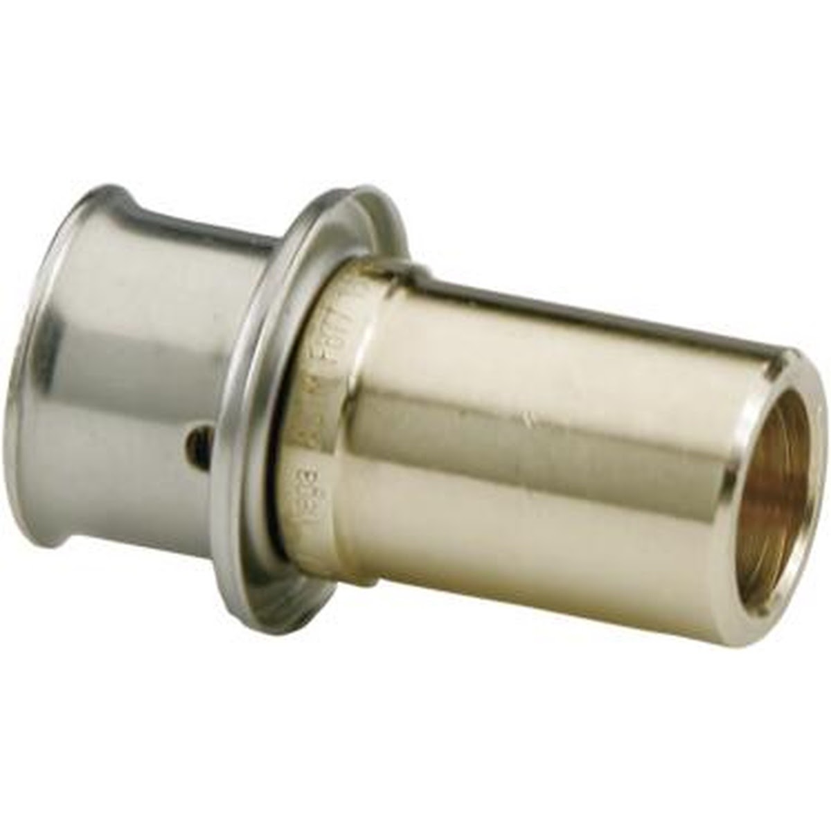 Viega 97520 (2813.1ZL) PureFlow Press 1/2 in. Press x 1/2 in. FTG (CTS) Adapter Zero Lead Silicium Bronze (1 Each)