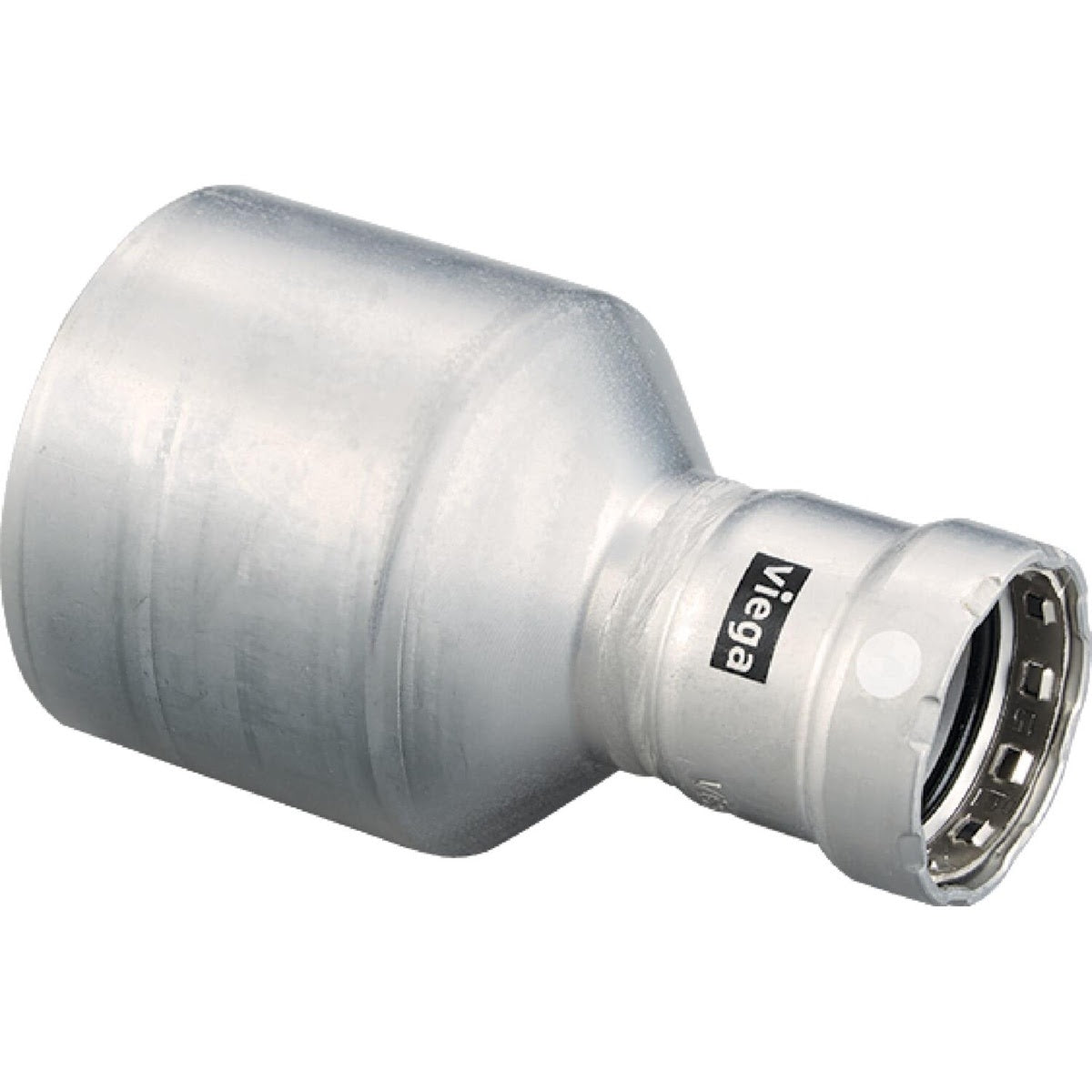 Viega 98345 (6815.1XL) MegaPress 316 FKM 4 in. x 2 in. 316 Stainless Steel Press Reducer (1 Each)