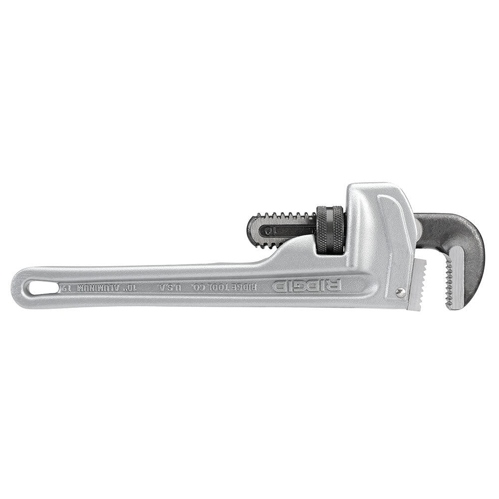 RIDGID 31090 10" Aluminum Straight Pipe Wrench - Model 810